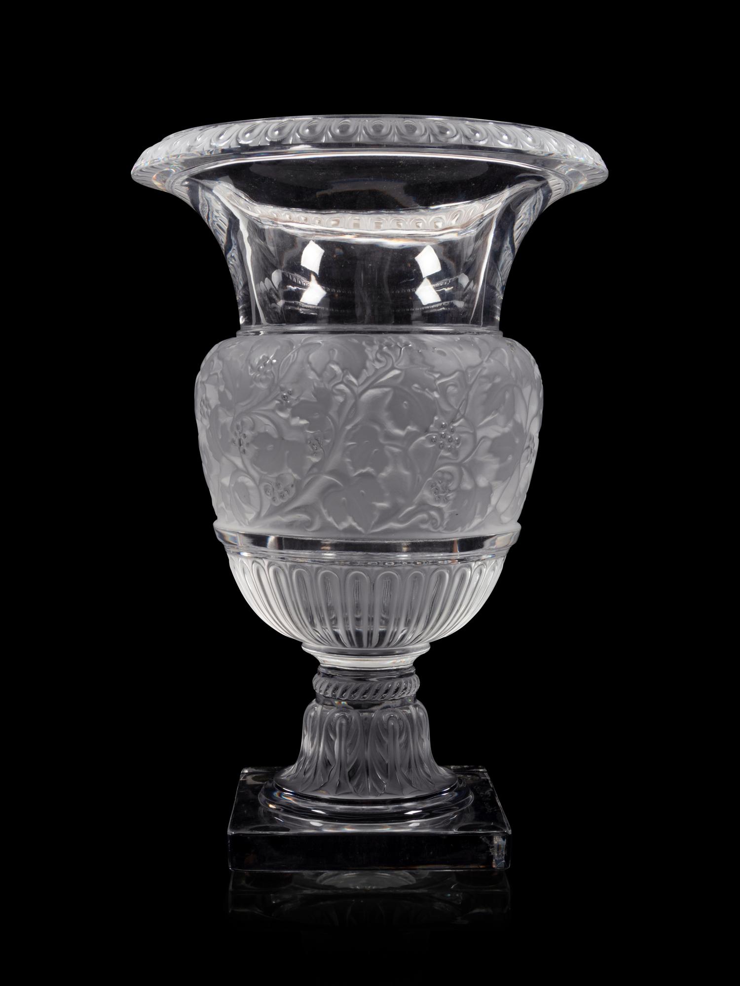 A Lalique Versailles Vase