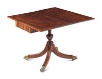 A Late George III Mahogany Game Table