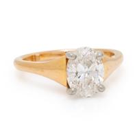 Michael Bondanza, Diamond and Yellow Gold Ring
