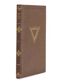 JOYCE, James (1882-1941). Anna Livia Plurabelle. New York: Crosby Gaige, 1928.