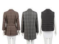 Three Brunello Cucinelli Pieces: One Puff Vest and Two Jackets