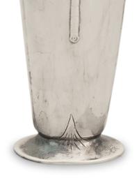 A Christofle Silver Plate Dragonfly Vase — 20th Century
