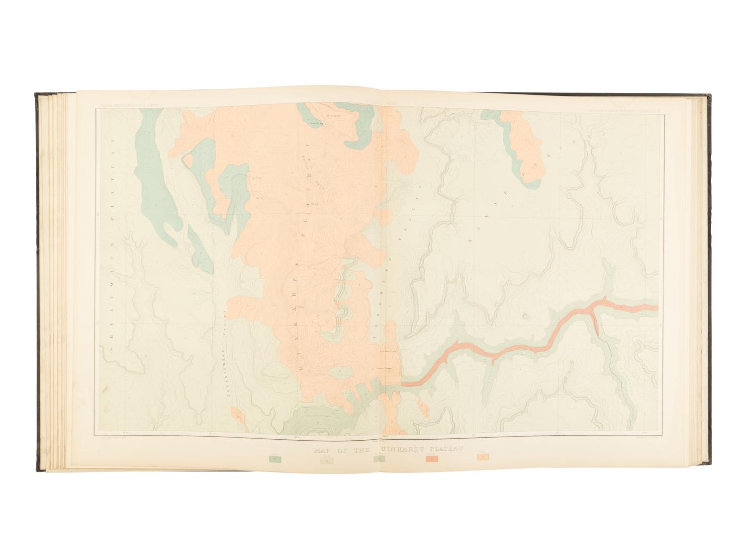 [Americana] Dutton, Clarence Edward. Tertiary History of the Grand Cañon District