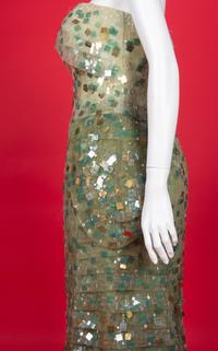 Christian Dior Haute Couture Dress and Shawl, 2007 — Renée Fleming wore this dress and shawl in 2007 in performances in the UK, Austria and US, including the BBC Proms at London’s Royal Albert Hall, accompanied by the London Philharmonic, and at the opening night of the Los Angeles Philharmonic.