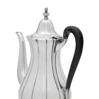An American Silver Coffee Pot and Creamer
