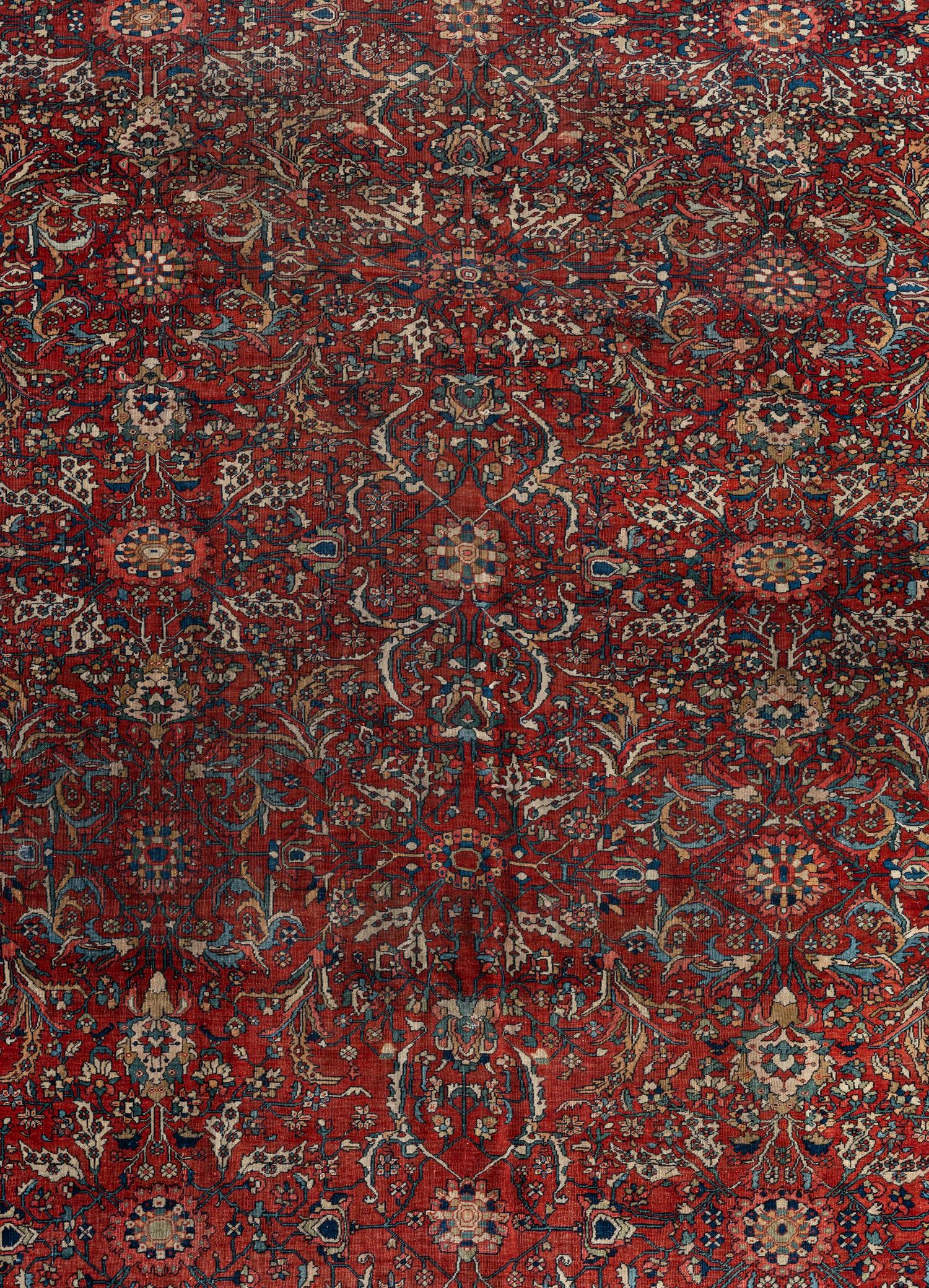 A Feraghan Sarouk Wool Rug