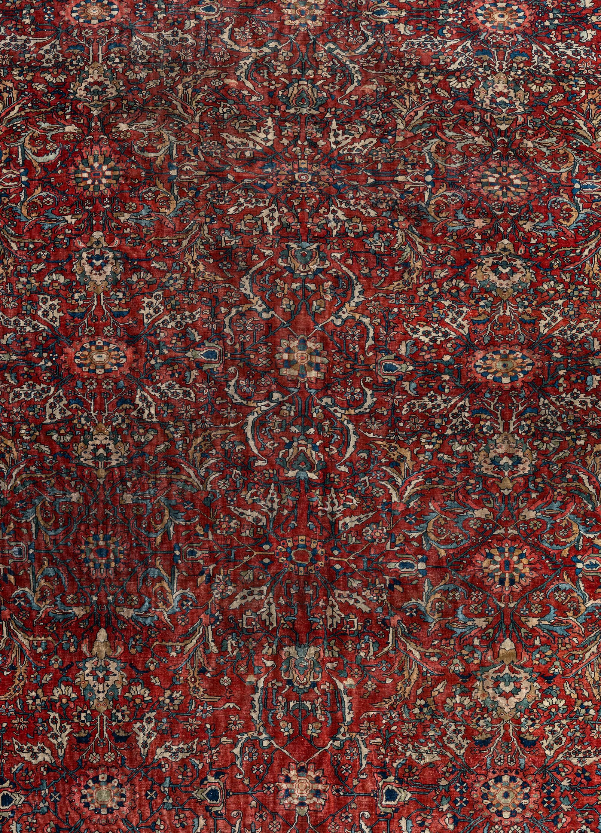 A Feraghan Sarouk Wool Rug