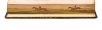 [FORE-EDGE PAINTING]. [FORE-EDGE PAINTING]. A group of 3 books with FORE-EDGE PAINTINGS depicting scenes of the English countryside and manor houses, comprising: