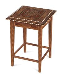 Two Syrian Marquetry Tables
