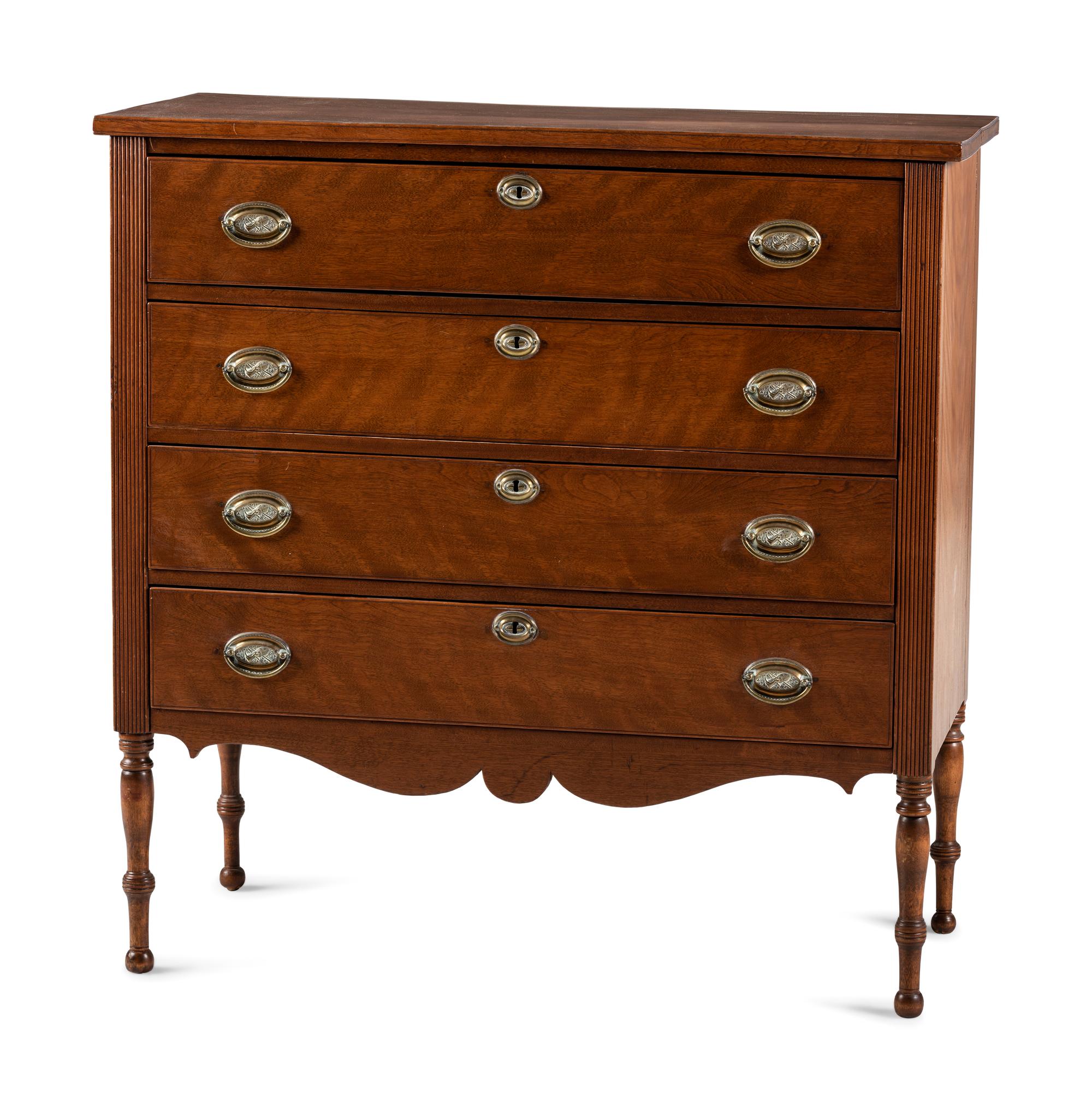 Two Late Federal Chests of Drawers