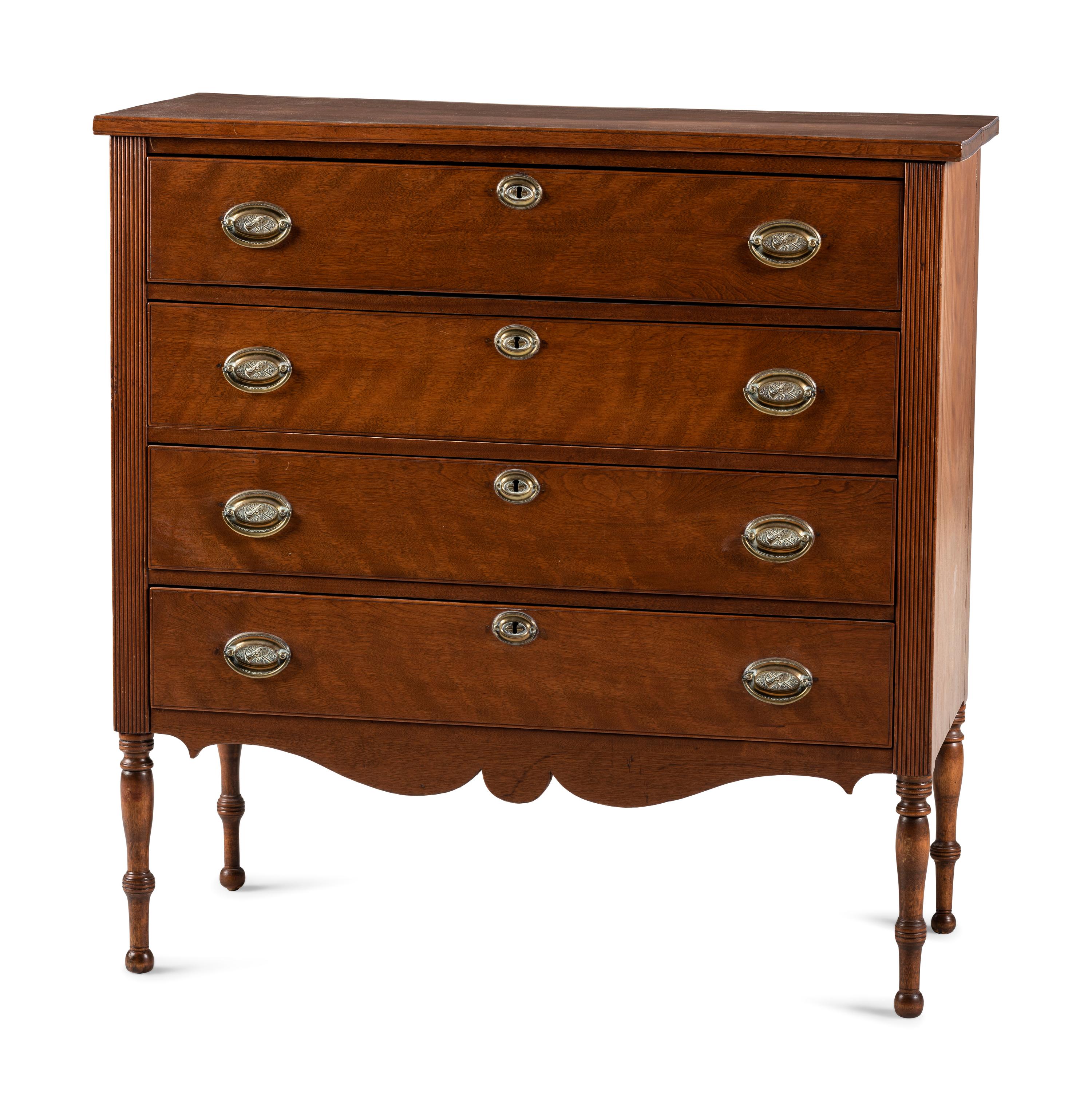 Two Late Federal Chests of Drawers