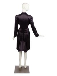 John Galliano for Givenchy Black Silk Skirt Suit, 1996