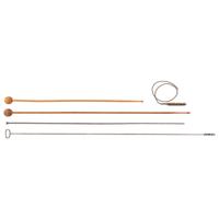 Group of Two Trapdoor Barracks Cleaning Rods, an Iron Ramrod, a Cleaning Rod & A Carbine Cleaning Brush