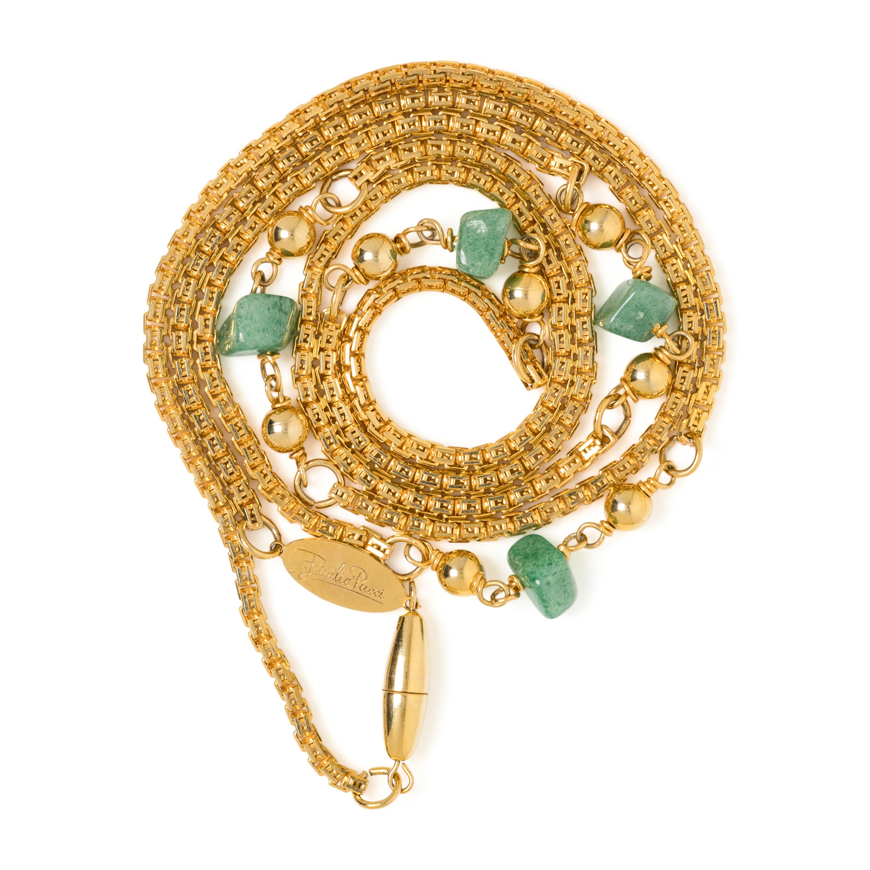 Emilio Pucci, Gold-Plated Chain Necklace