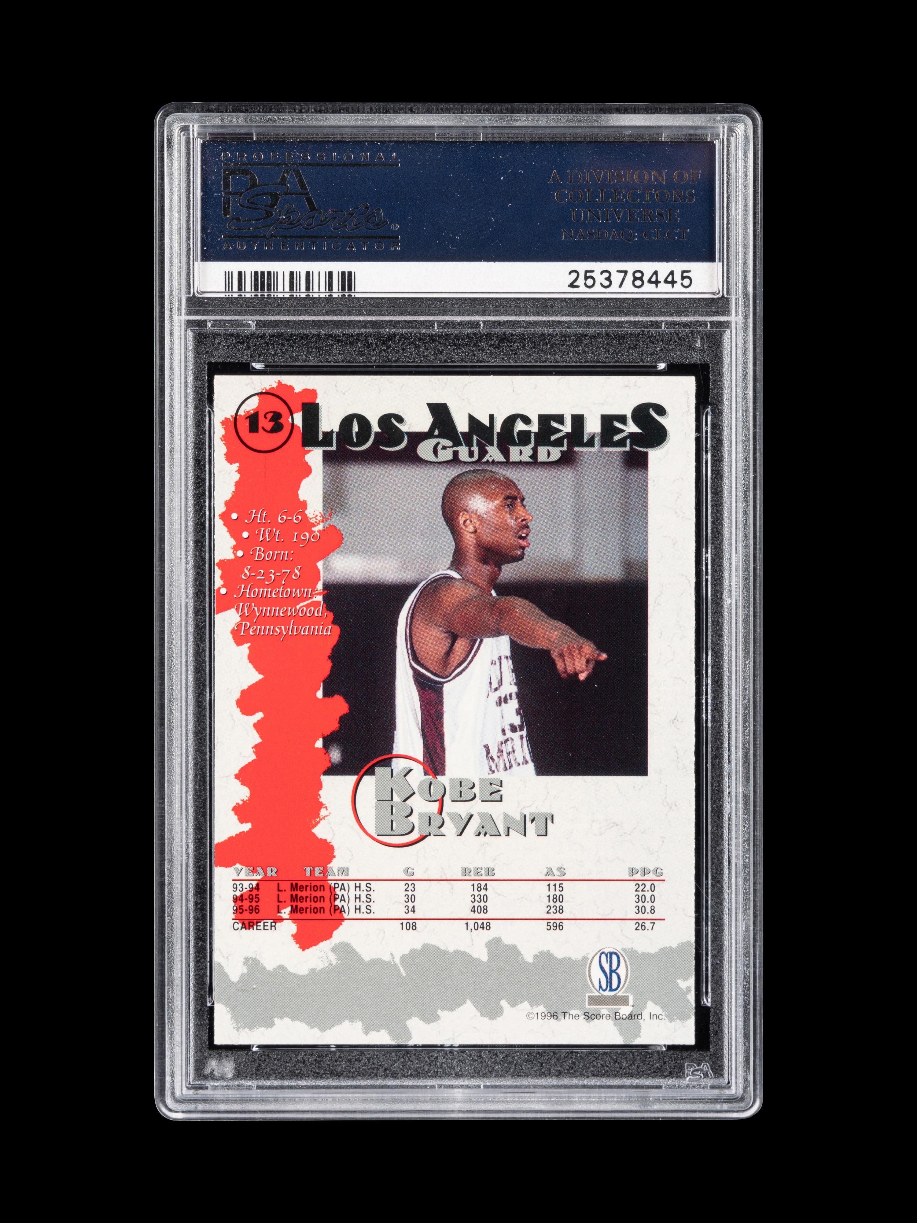 A Group of 1996-97 Score Board Kobe Bryant Rookie Basketball Cards,
