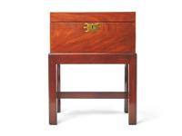 A Regency Mahogany and Parquetry Writing Box