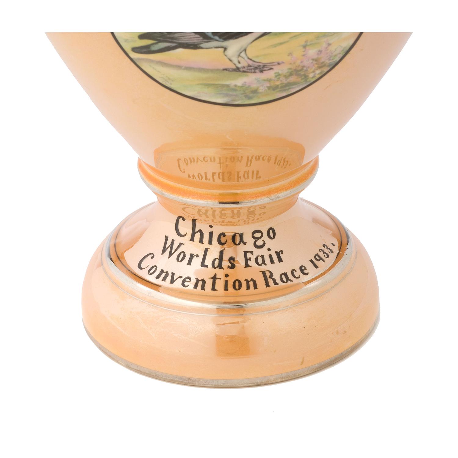 A World's Fair Racing Pigeon Trophy from Liverpool, Ohio
