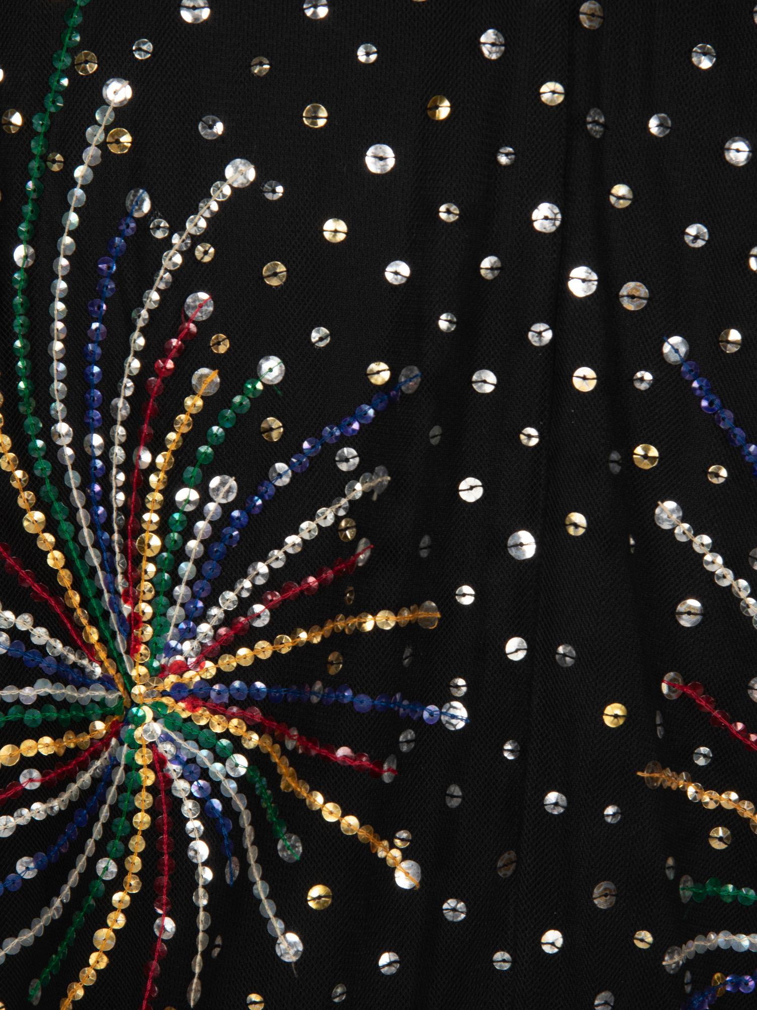 Rare Halston "Fireworks" Dress, 1980