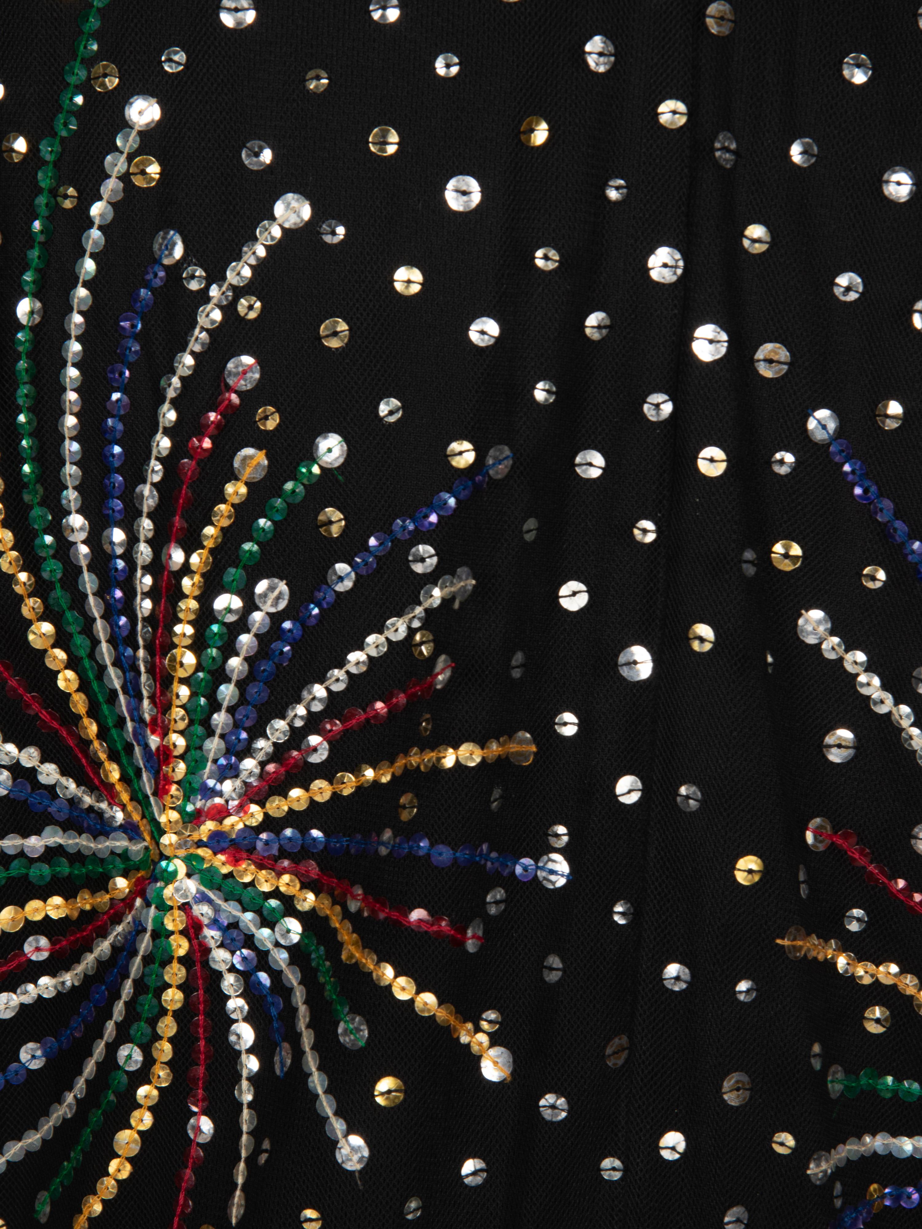 Rare Halston "Fireworks" Dress, 1980