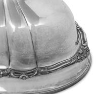 A George IV Silver-Plate Entree Dish and Cover and an Associated Meat Cloche