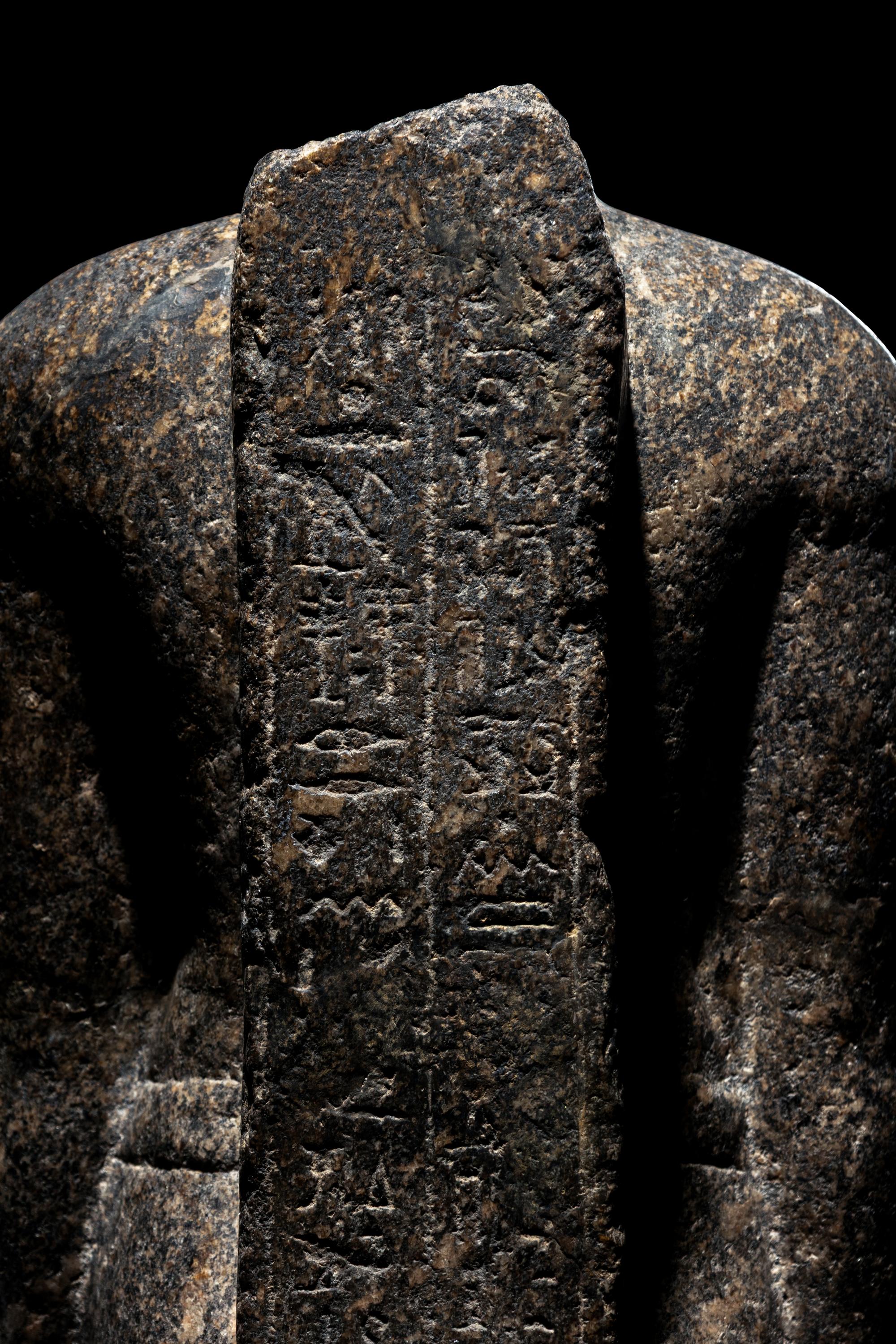 An Egyptian Granite Torso of an Official