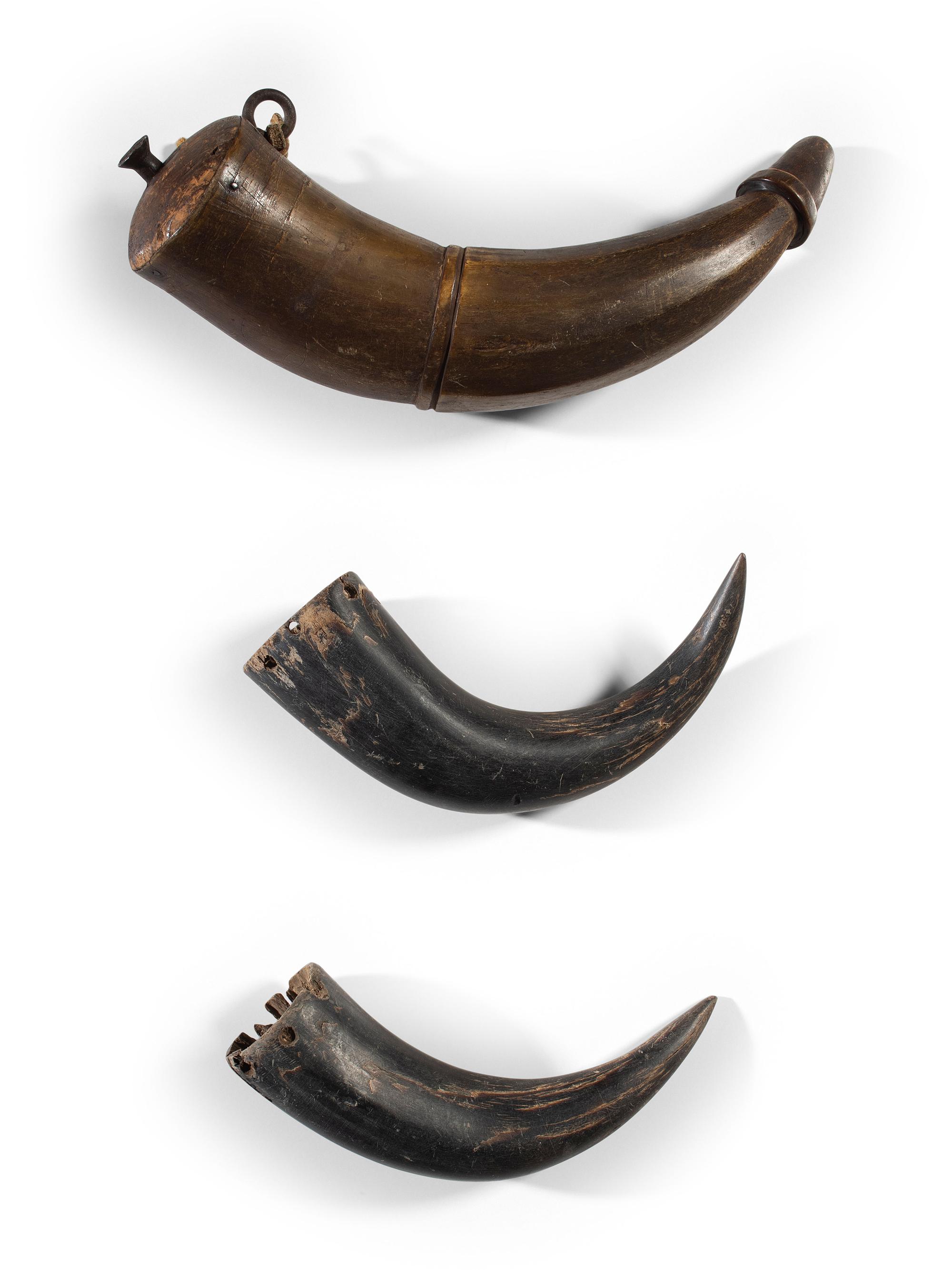 Mi'kmaq Decorated Powder Horn, PLUS