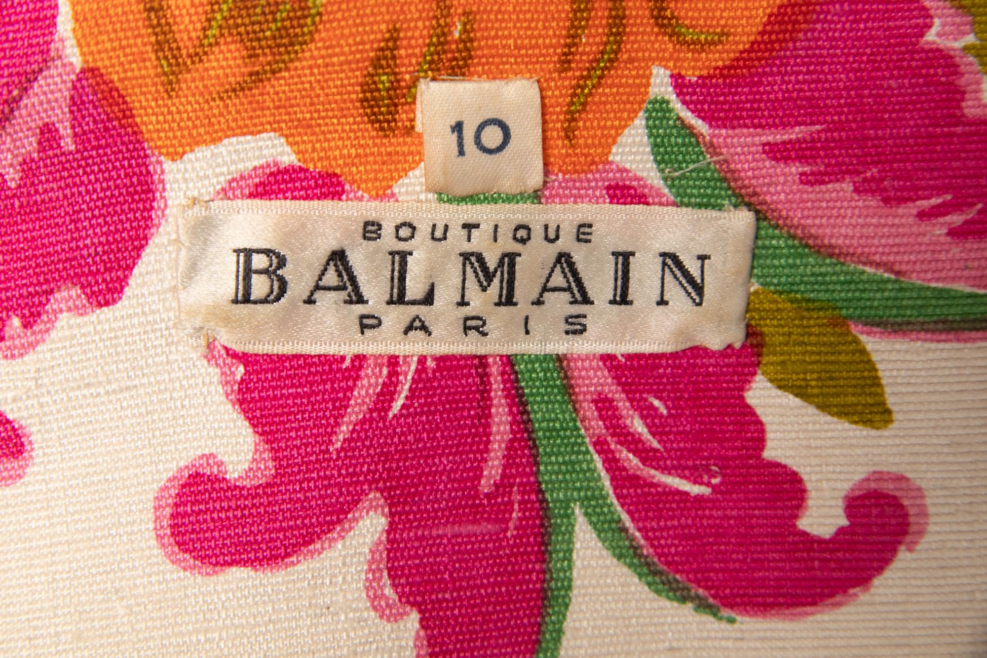 Balmain Floral Jacket, 1960s