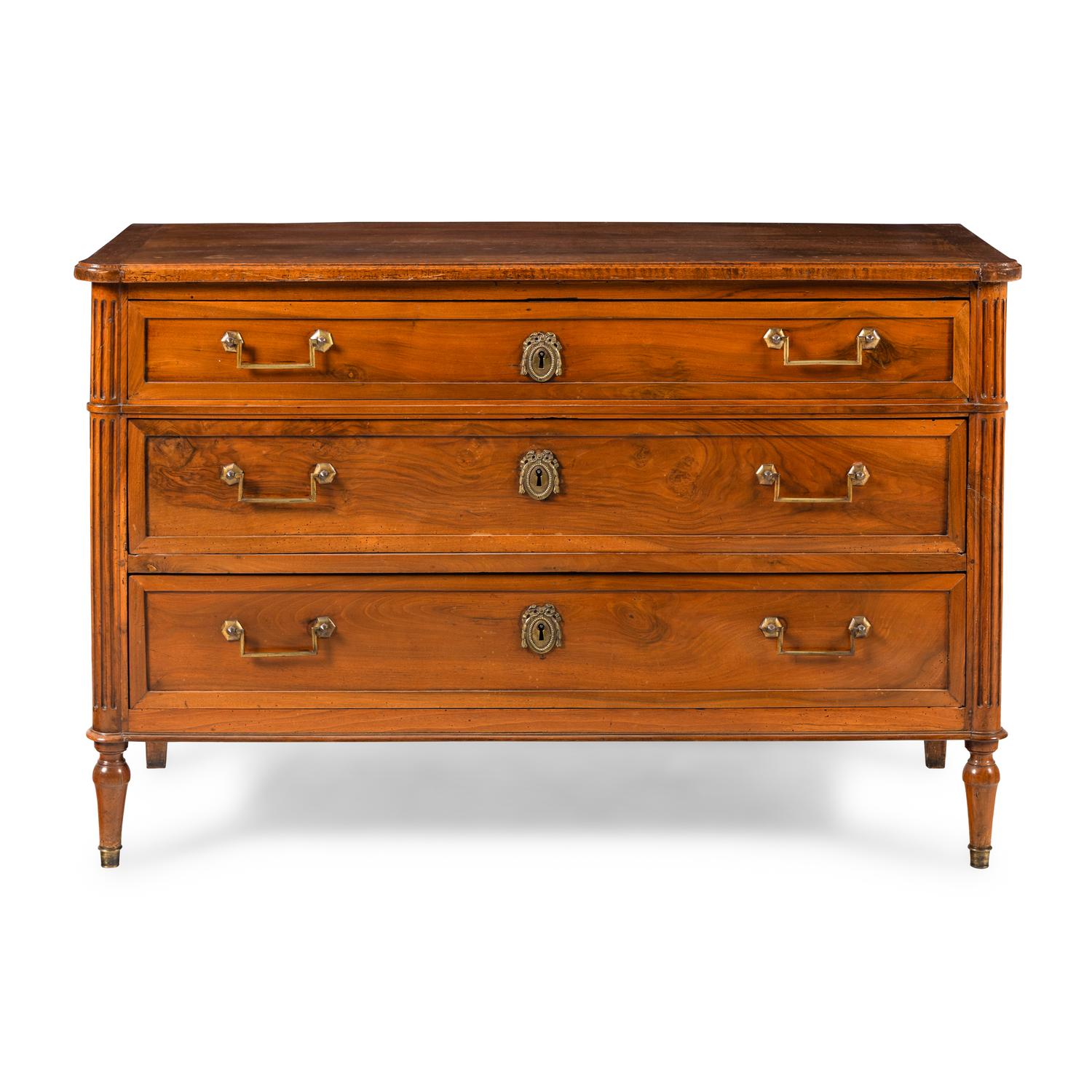 A Directoire Walnut Commode
