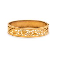 YELLOW GOLD BANGLE BRACELET