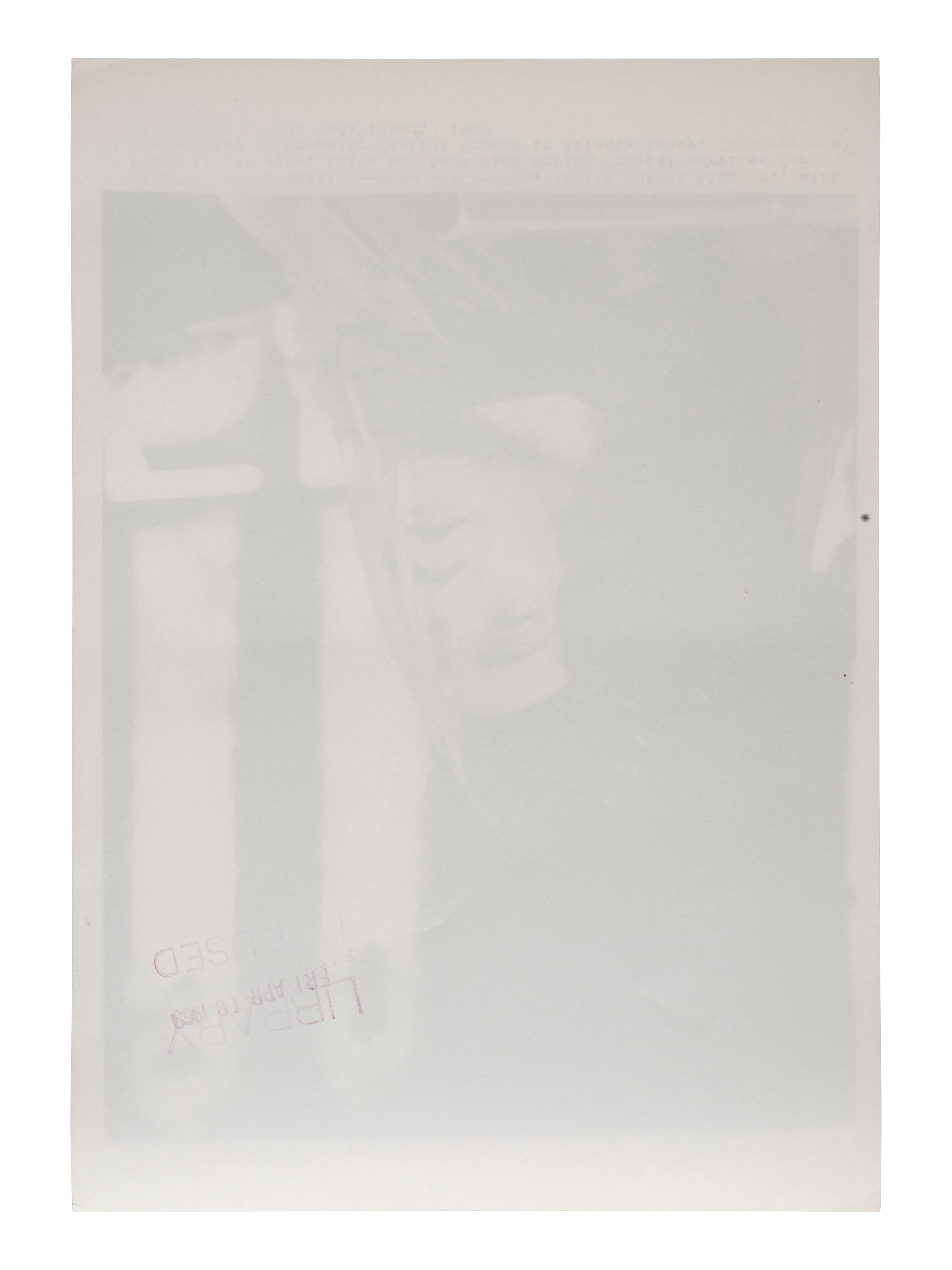[KING, Martin Luther, Jr. (1929-1968)]. 2 press photos of Coretta Scott King, incl. at MLK funeral.