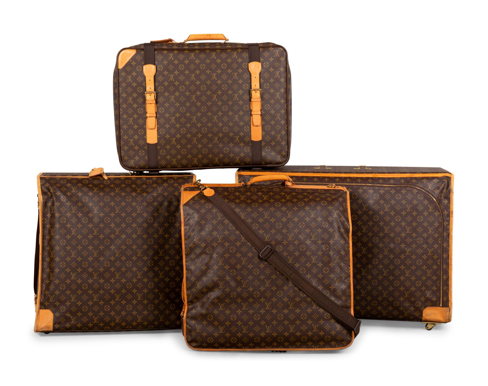 Four Louis Vuitton Luggage Pieces, 1990-1994