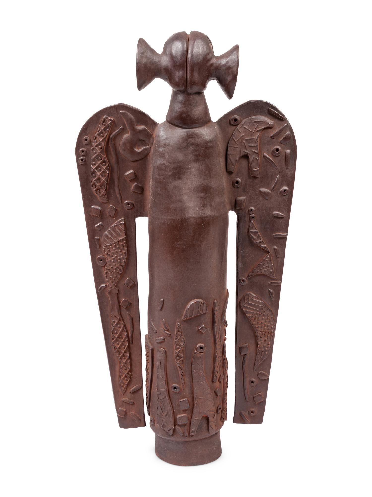 Greenware Pottery Figure