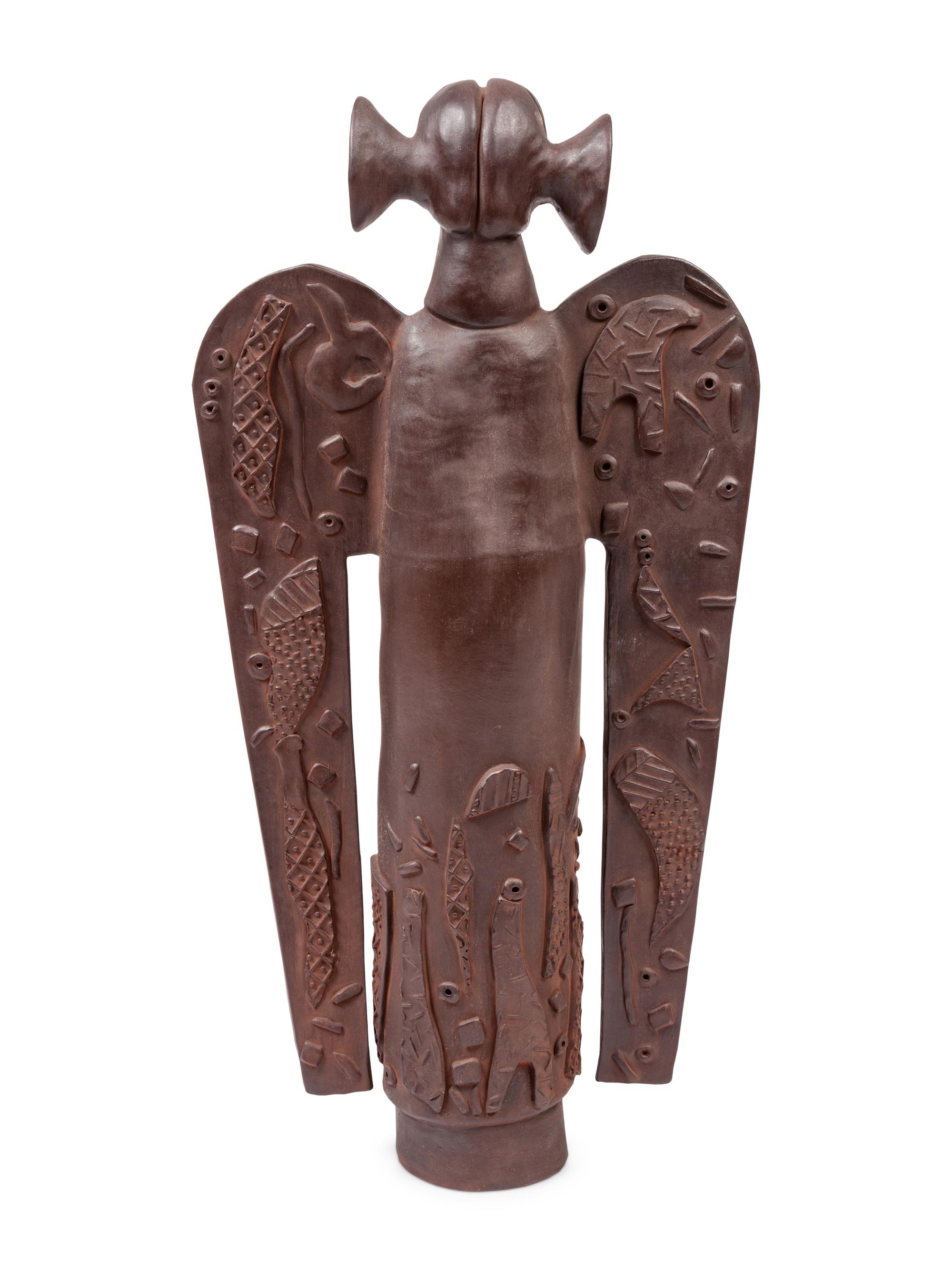 Greenware Pottery Figure
