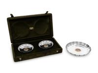 Three Bulgari Silver and Ancient Coin-Inset Dishes