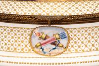 A Sèvres Style Porcelain Table Casket