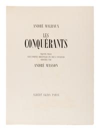 MALRAUX, André (1901-1976). Les Conquérants . Paris: Albert Skira, 1949.