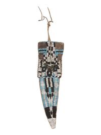 Ute Beaded Tab Bag