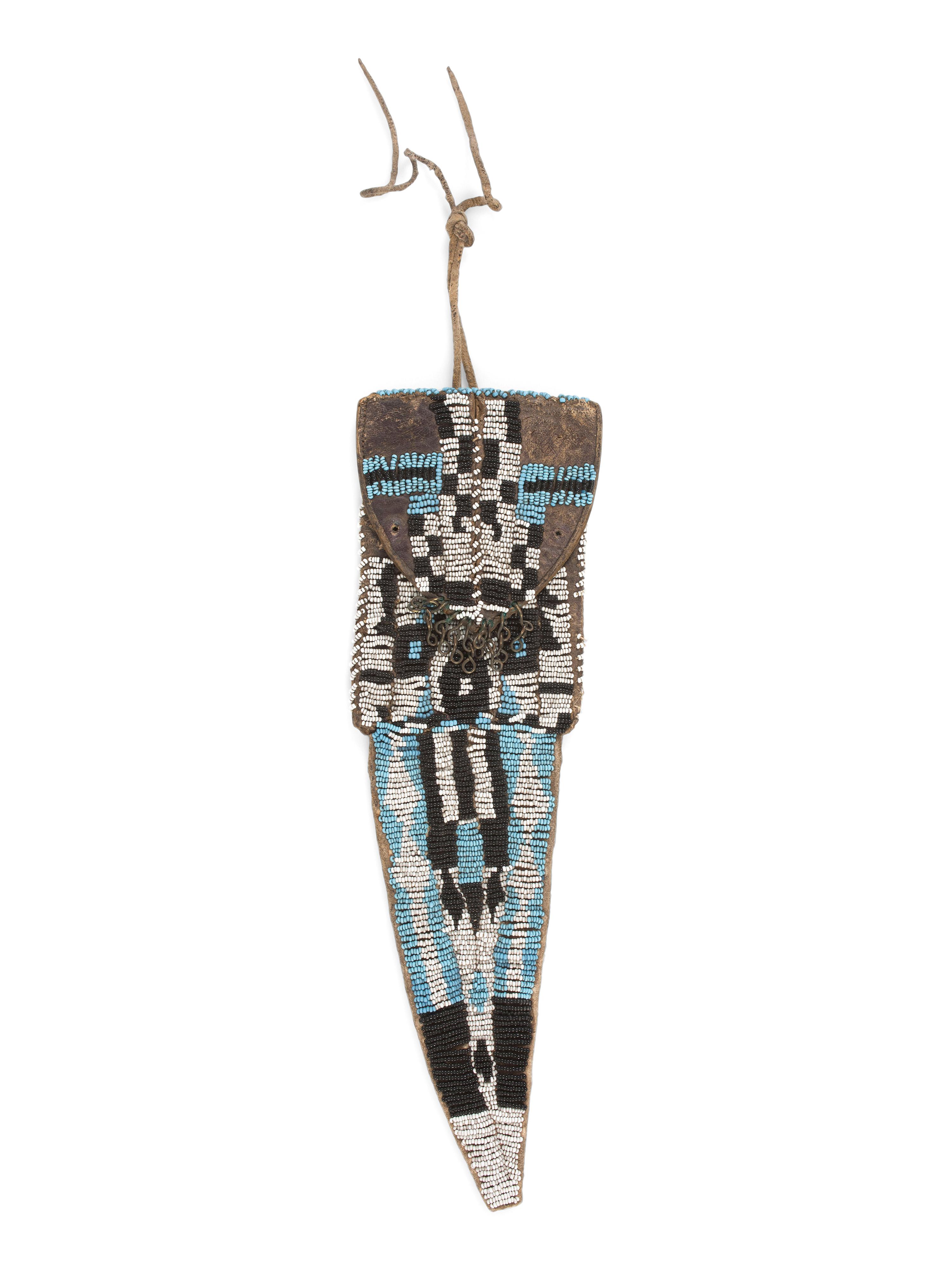 Ute Beaded Tab Bag
