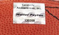 A Walter Payton Signed Autograph Football (Beckett Authentication Services BAS Certified),