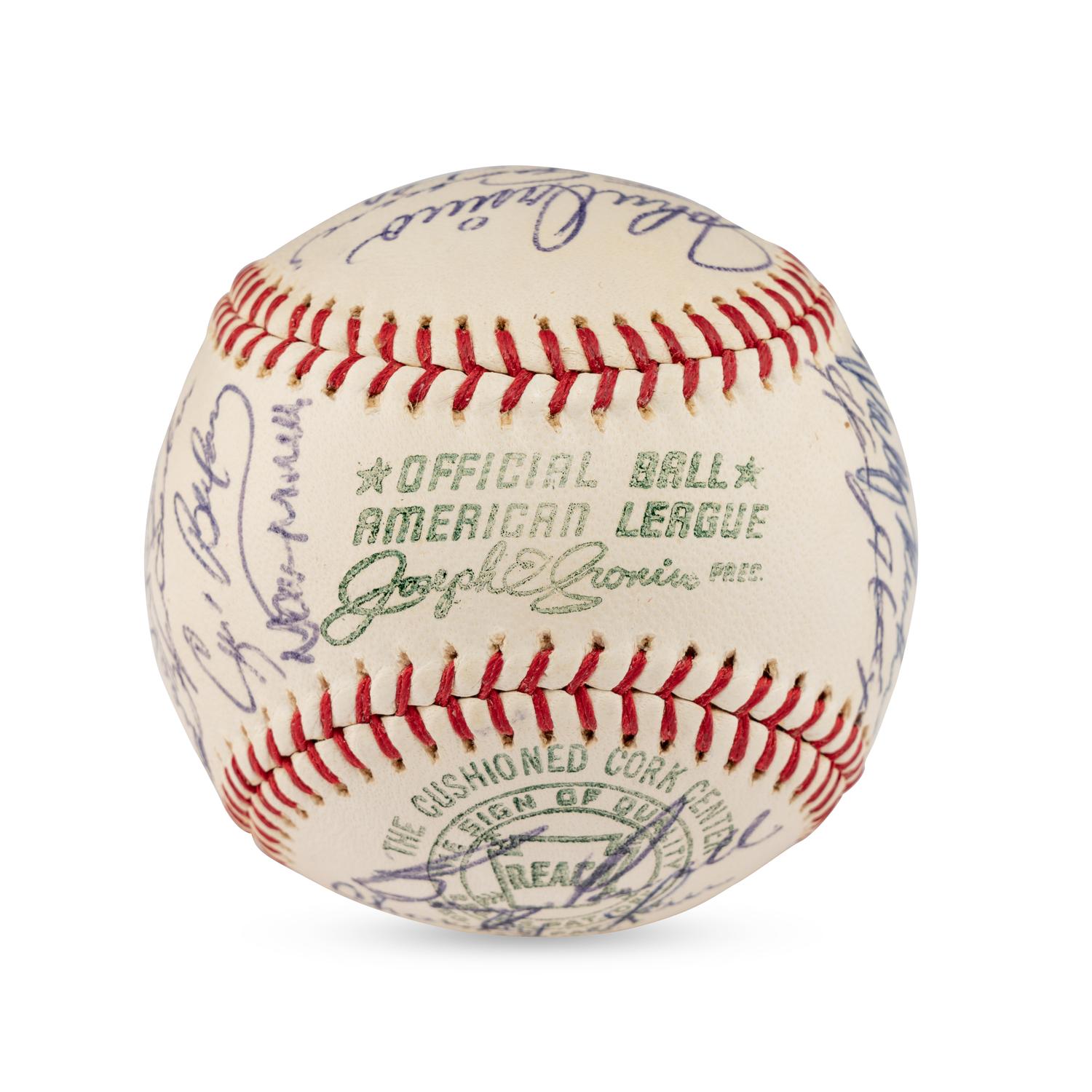 A 1965 Baltimore Orioles Team Signed Autograph Baseball