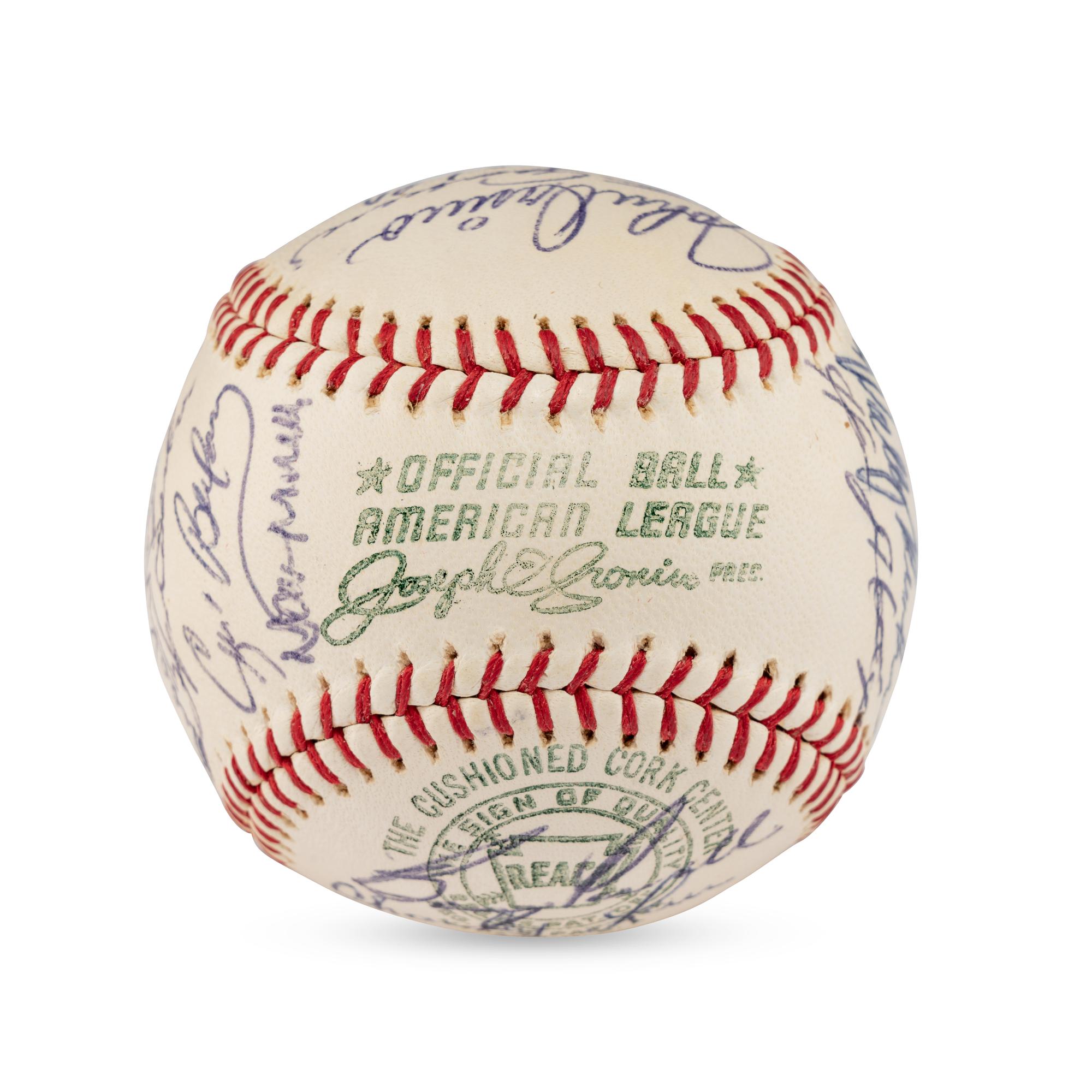 A 1965 Baltimore Orioles Team Signed Autograph Baseball