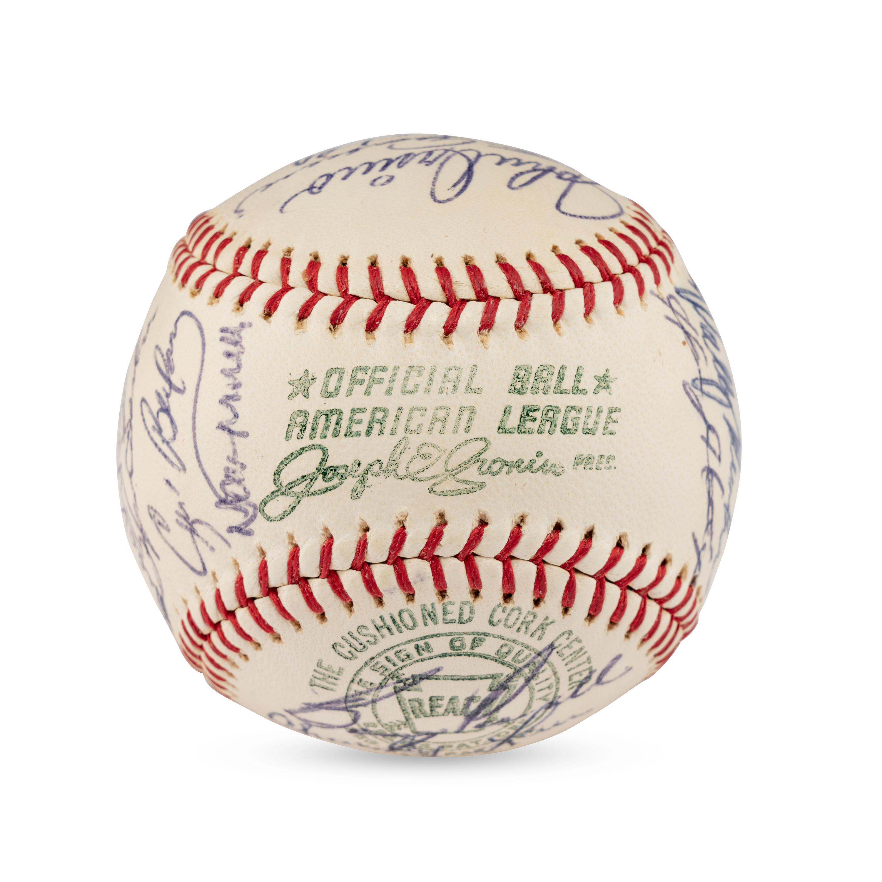 A 1965 Baltimore Orioles Team Signed Autograph Baseball