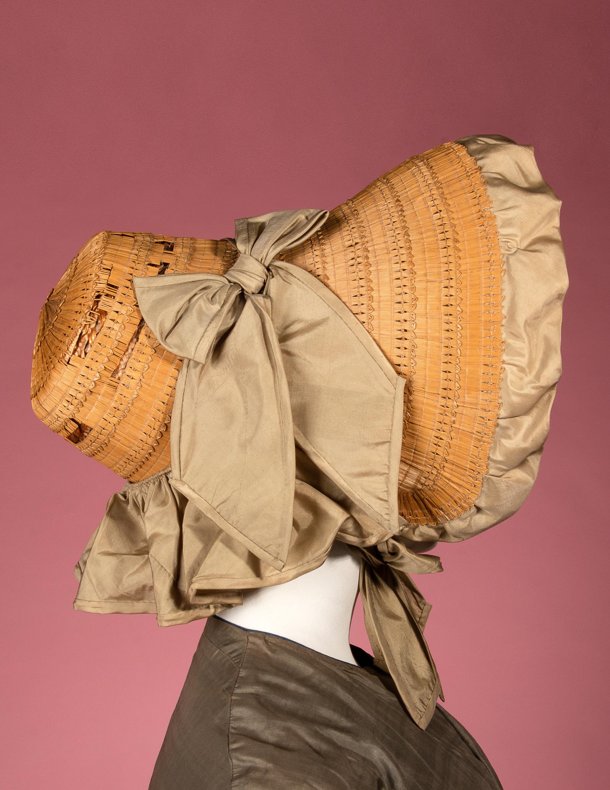 Collection of Six 19th Century Hats & Bonnets, 1850-90