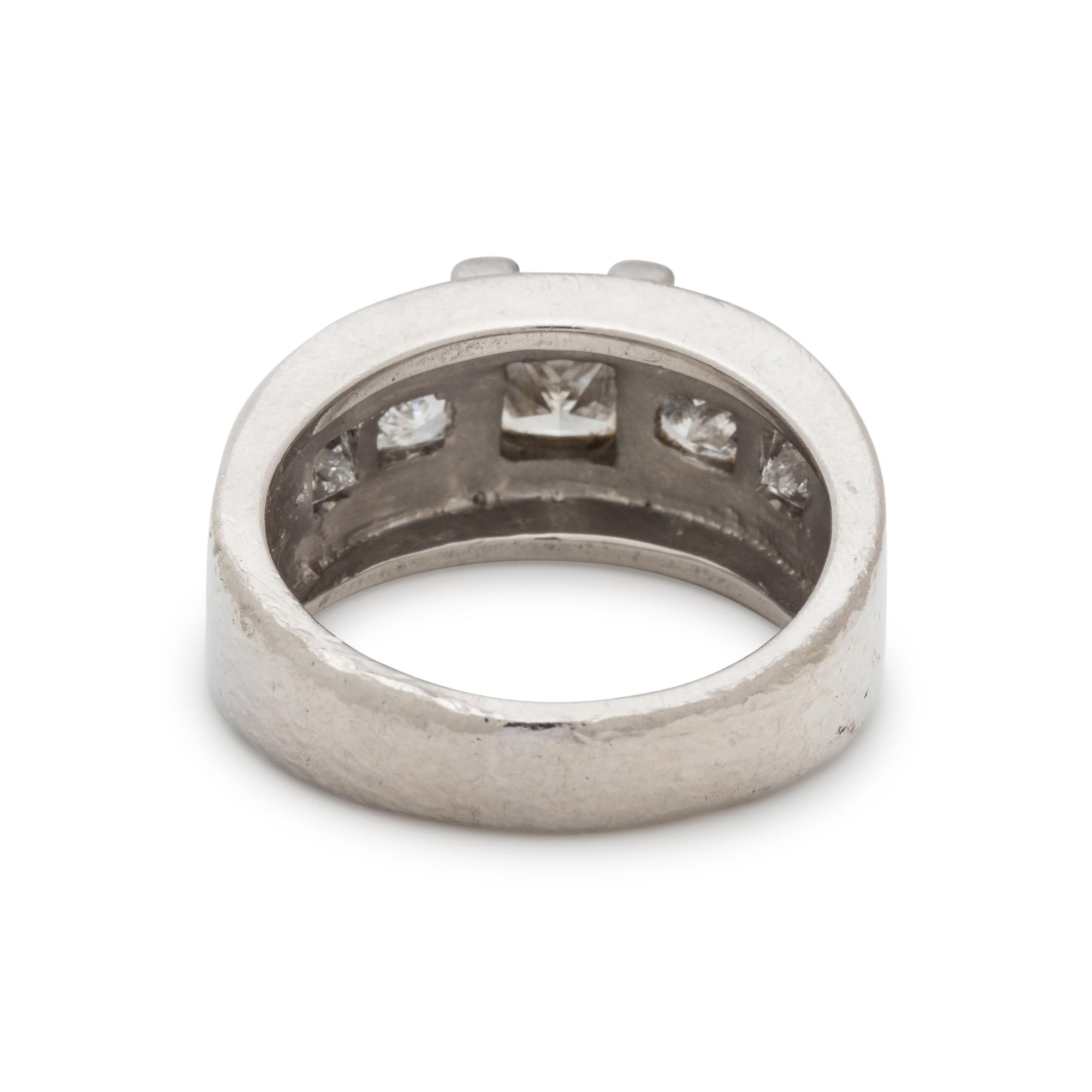 PLATINUM AND DIAMOND RING
