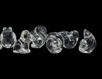 A Collection of Steuben Glass Animal Figures