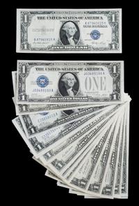 A Group of Eighty-Four United States $1 Silver Certificates