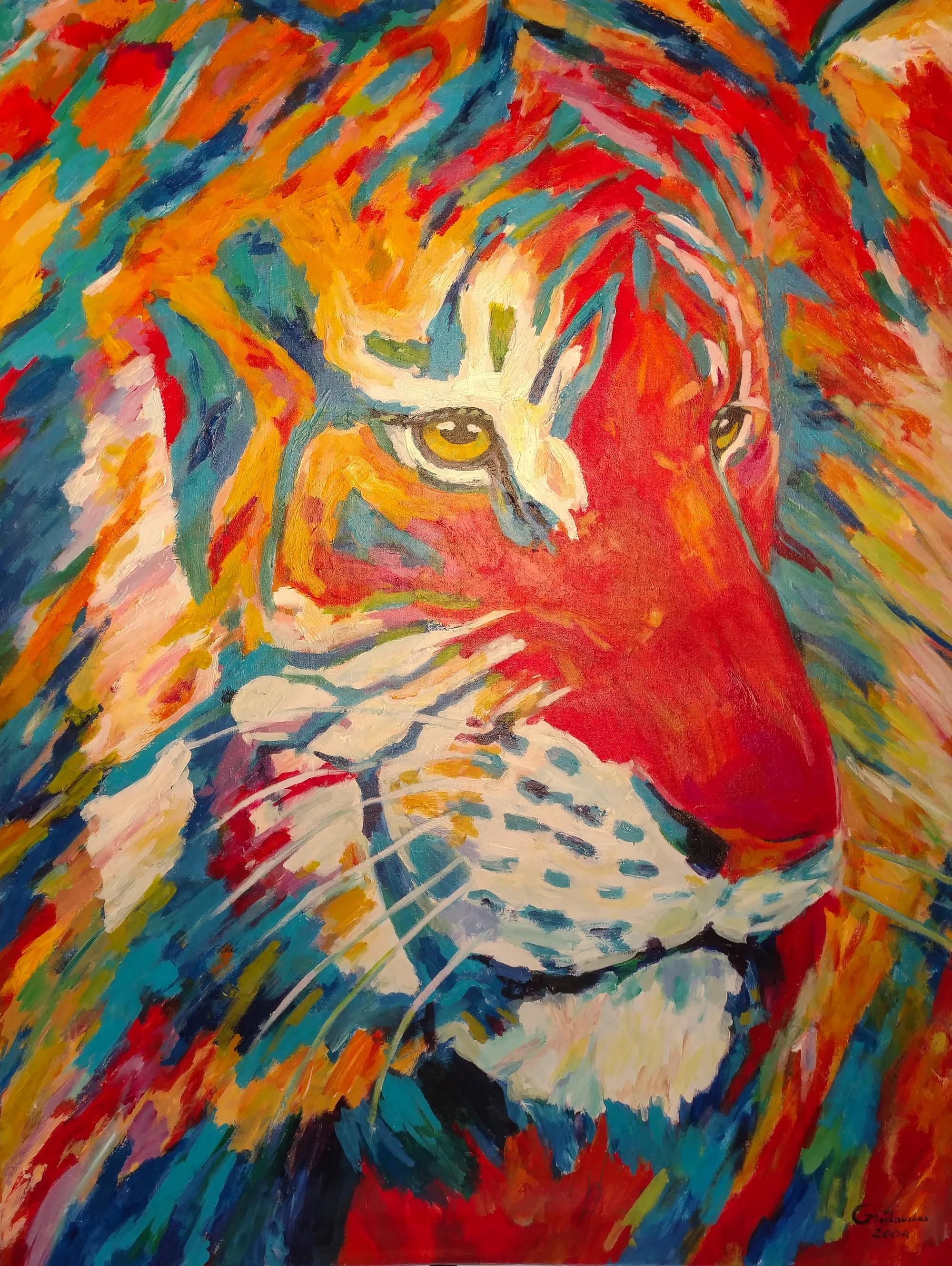 G. Markaushas, (21st century), Portrait of Tiger, 2004.