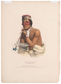 [McKENNEY & HALL]. A group of 6 large folio hand-colored lithographs of Chippewa and Ojibwe. 1836-1838.