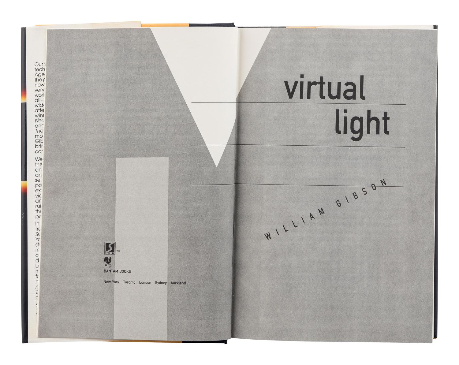 GIBSON, William (b. 1948). Count Zero . London: Victor Gollancz Ltd., 1986.