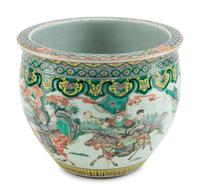 A Chinese Export Porcelain Fishbowl